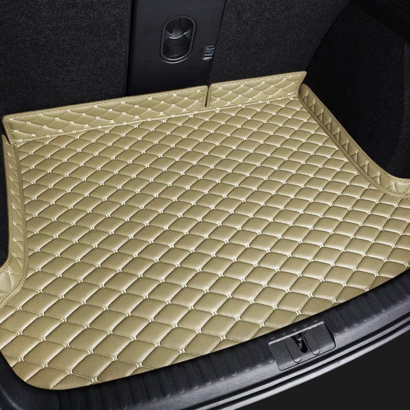 Chargemaster Beige / Polestar 2 2019-2024 / CHINA Premium Synthetic Leather Trunk Mat for Polestar 2