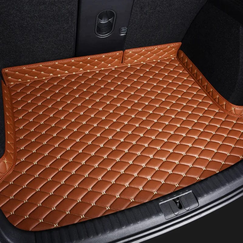 Chargemaster Brown / Polestar 2 Premium Synthetic Leather Trunk Mat for Polestar 2