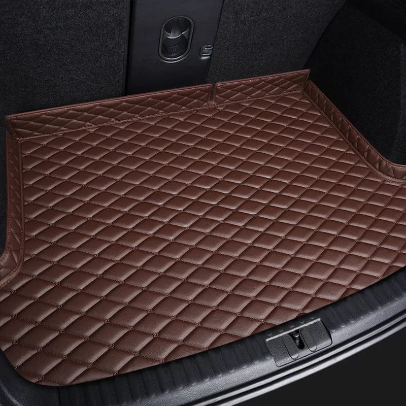 Chargemaster Coffee / Polestar 2 Premium Synthetic Leather Trunk Mat for Polestar 2