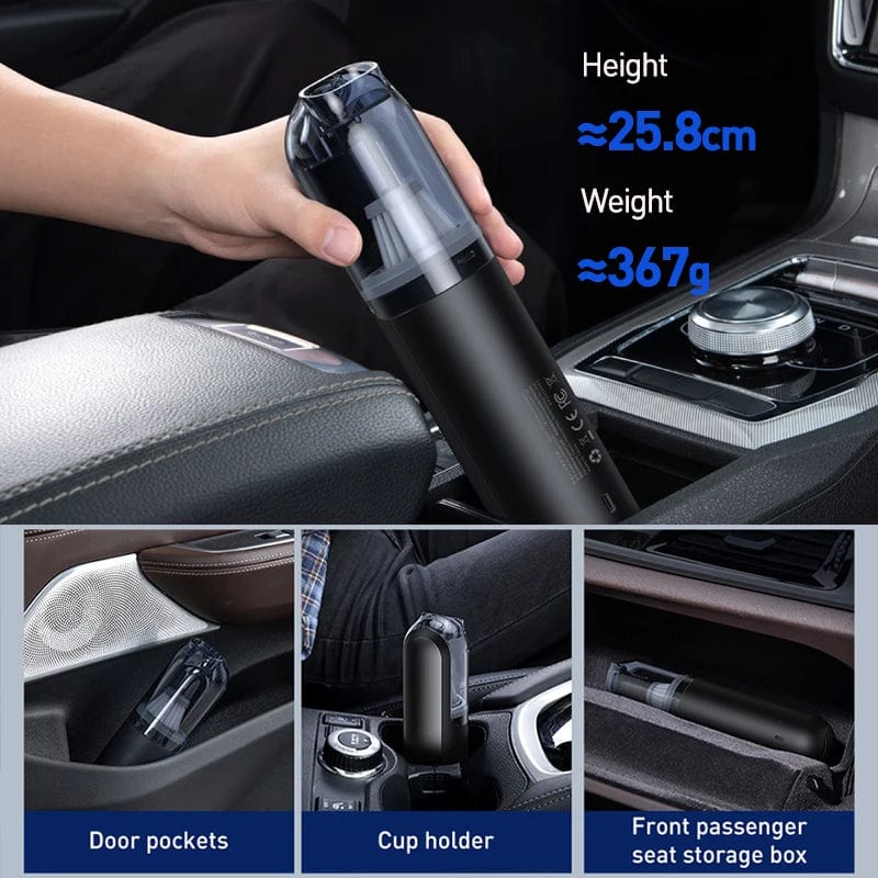 Chargemaster Baseus A1 Car Vacuum Cleaner 4000Pa Wireless Vacuum For Car Home Cleaning Portable Handheld Auto Vacuum Cleaner